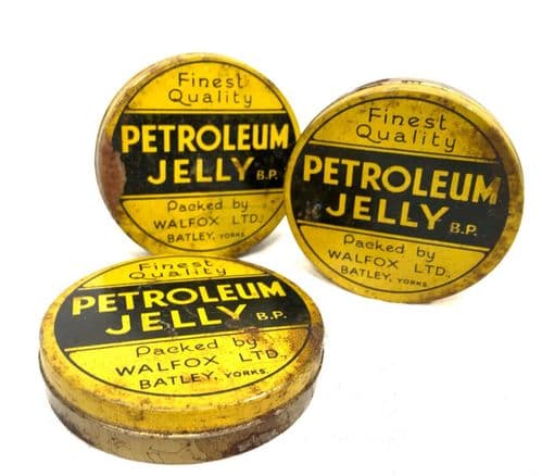 Antique Advertising Interest - Set of Petroleum Jelly Tins Manufactured by B.P
