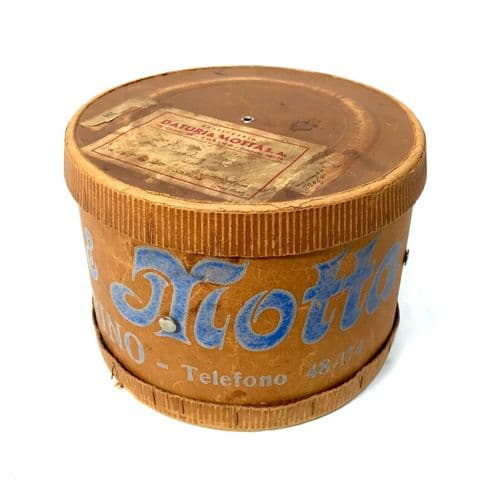 Antique Advertising - Italian Datauri & Motta Panettone Cake Box / Kitchenalia