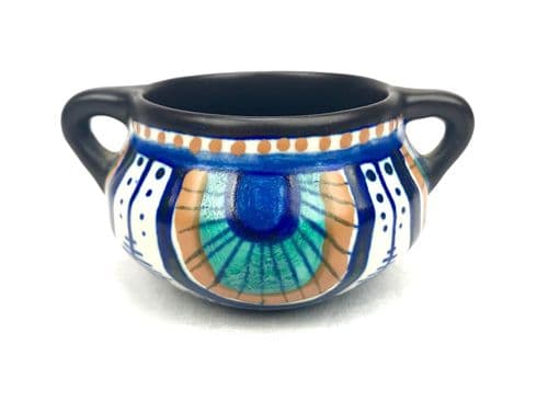 Gouda Pottery / Vase / Bowl / Jug / Art Deco / Blue / Brown / Orange Antique