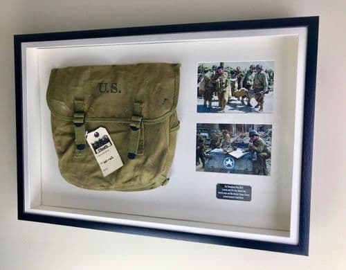 Movie Props - Original The Monuments Men Film / Musette Bag Used George Clooney
