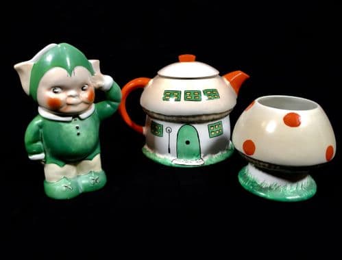 Shelley Signed Mabel Lucie Attwell BooBoo Tea Set