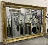 42inch x 30inch (106cm x 76cm) Antique Gold Shabby Chic Ornate Decorative Mirror