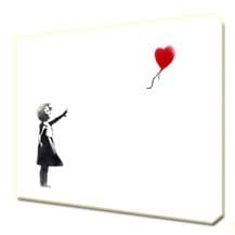 Banksy Balloon Girl Canvas Art - Choose your size - Ready to Hang - Free P&P