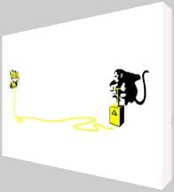 Banksy Detonator Monkey Canvas Art - Choose your size - Ready to Hang - Free P&P