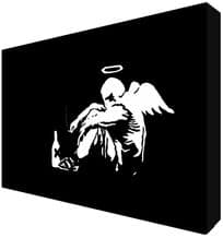 Banksy Fallen Angel Canvas Art - Choose your size - Ready to Hang - Free P&P
