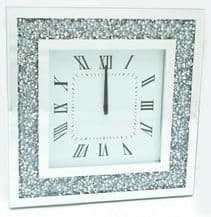Clock Mirror Gatsby Glitzy LARGE 50cm x 50cm - PREMIUM QUALITY - RRP £149