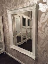 Huge French White Decorative Ornate Mirror - Other Frame Colours Available