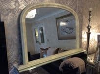 Large French White Arched Top Mirror - Stunning - Save ££s - Insured in Transit