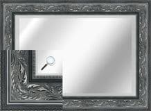 Mirror X LARGE Gunmetal Framed Mirror Ornate Elegant Decorative Wall Mirror NEW