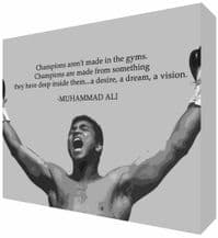 Muhammad Ali Inspiring Quote Canvas Art - NEW - Choose your size - Ready to Hang