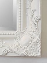 NEW French White Shabby Chic Ornate Mirror - CHOOSE YOUR SIZE - Ready to Hang