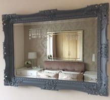 NEXT Charlotte Decorative Grey Mirror Stunning - Choice of size & Colour