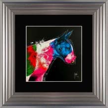 Patrice Murciano Bull Pop Framed Print 55cm x 55cm Choice of frame Colour
