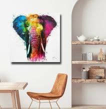Patrice Murciano Canvas Africa Pop Elephant - Choice of Size - African Elephant