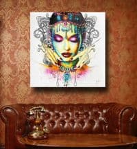 Patrice Murciano Canvas Bollywood - Choice of Size - Bollywood Women Face