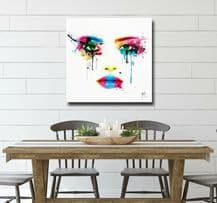Patrice Murciano Canvas - Choice of Size - Colourful Candy Mouth