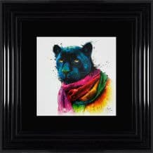 Patrice Murciano Panther Framed Print 55cm x 55cm Choice Colour