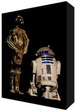 Star Wars C3PO R2D2 - Canvas Art - NEW - Choose your size - Ready to Hang