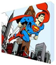 Superman Retro Kids Room Canvas Art - NEW - Choose your size - Ready to Hang
