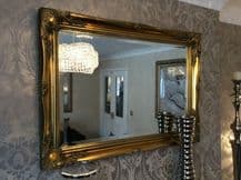 X LARGE Antique Gold Mirror Ornate Decorative Wall Mirror - Premium Quality