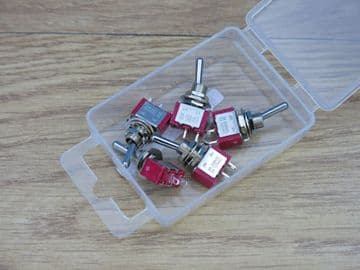 28010 Pack of 5 SPST Miniature switches ##Out Of Stock##