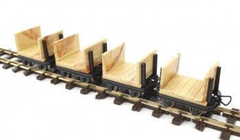 3004 Pulpwood Wagons x4 Without Brakes