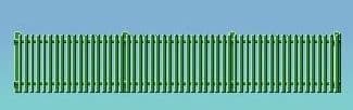 431 Picket fencing, green (straight only)
