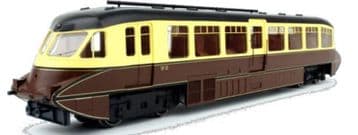 4D-011-007 Streamlined Railcar W11 BR Lined Choc & Cream £125.75