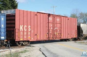910-2938 60' High Cube Plate F Boxcar Kansas City Southern