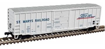 Atlas N 50003029 ACF 50' 6" Box Car, St. Mary's Railroad #4200