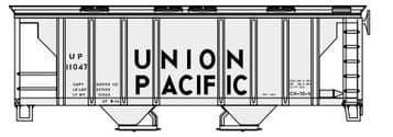 BARGAIN Roundhouse 96170  PS-2 2003 Covered Hopper Union Pacific*