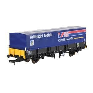 E87046 BR SEA Wagon BR Railfreight Metals Sector with Hood (Revised)