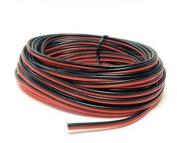 GM09RB Red/Black Twinned Wire 10m
