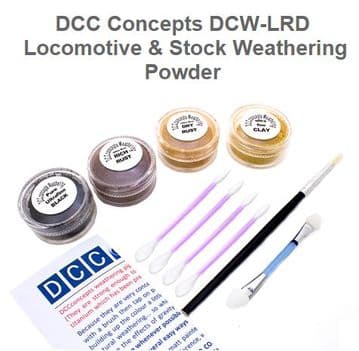 GMDCW-LRD Locomotive & Stock Weathering Powder