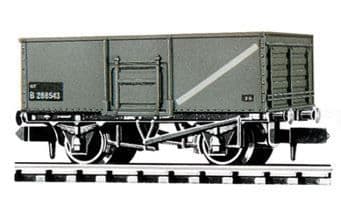 NR44B Coal, Butterley Steel type, BR, mid grey