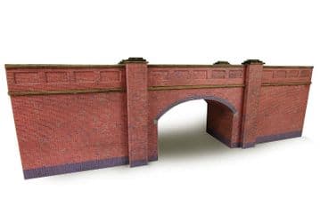 PN146 N Scale Railway Bridge in Red Brick