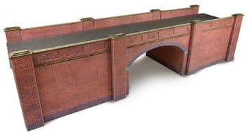 PO246 00/H0 Scale Railway Bridge in Red Brick