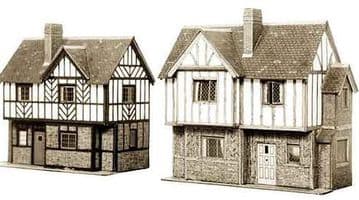 SQB28 Two Elizabethan Cottages - Card Kit