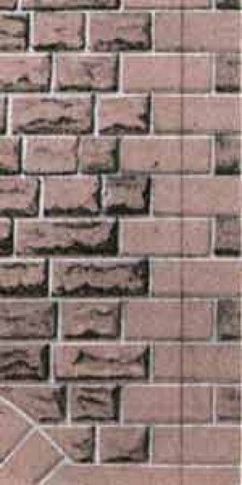SQD9 RED SANDSTONE WALLING (ASHLAR STYLE) BUILDING PAPERS