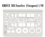 EDEX012 1/48 Douglas SBD Dauntless Mask (Hasegawa)