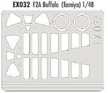 EDEX032 1/48 Brewster F2A Buffalo Mask (Tamiya)