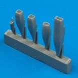 QB48020 1/48 Sukhoi Su-22 air cooling scoops (for KP/Kopro kits)