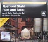 VAL70150 Rust and Steel Effects Weathering Set