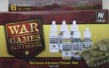 VAL70155 WWII Wargames - German Armour Paint Set (x6)