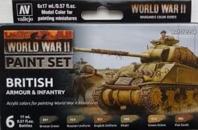 VAL70204 WWII British Armour and Infantry