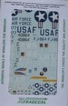 X48062 1/48 USAFE McDonnell F-4D and McDonnell RF-4C Phantoms in England decals Pt 1 (7)