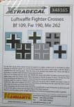 X48165  1/48 Luftwaffe Fighter Crosses for Bf109, Fw190 and Me262