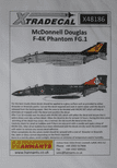 X48186 1/48 McDonnell-Douglas F-4K Phantom FG.1 decals (4)