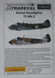X48188 1/48 Bristol Beaufighter TF. Mk.X decals (4)