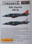 X48212 1/48 RAF Harrier GR.3 Decals (11)